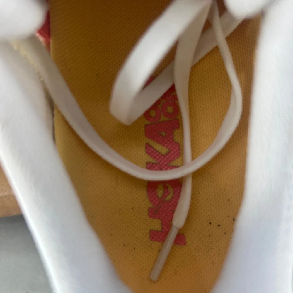 Hoka Skyward X Womens Running Shoes White Yellow Blue 1147912 BSW Size 10.5 B
